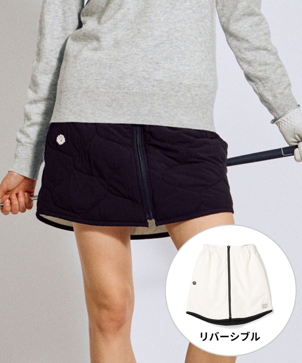 【ピーダブリュサーキュラス/PW CIRCULUS】の【WOMEN】キルティング中綿リバーシブルスカート ゴルフウェア レディース 人気、トレンドファッション・服の通販 founy(ファニー) 　ファッション　Fashion　レディースファッション　Fashion for Women　スカート　Skirts　2025年　2025　2025-2026秋冬・A/W　Autumn/Winter 2025–26 AW25–26　キルティング　Quilted, Quilting　ゴルフ　Golf　ストレッチ　Stretch, Stretchy Fabric　センター　Center, Center Line　タフタ　Taffeta, Structured Fabric　フラット　Flat, Flat Shoes　ボトム　Bottoms, Lower Wear　ポケット　Pocket, Pocket Detail　ループ　Loop, Loop Knit　人気　Popular, Best Seller　冬　Winter / This Winter　A/W・秋冬　Autumn/Winter　 other-1|ID: prp329100004763043 ipo3291000000034556909