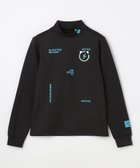 【ピーダブリュサーキュラス/PW CIRCULUS】の【裏起毛であたたか】【WOMEN】CATモチーフ 裏起毛ロングスリーブモックネックT ゴルフウェア レディース ブラック系|ID: prp329100004763044 ipo3291000000034474224