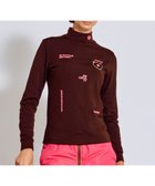 【ピーダブリュサーキュラス/PW CIRCULUS】の【裏起毛であたたか】【WOMEN】CATモチーフ 裏起毛ロングスリーブモックネックT ゴルフウェア レディース ダークブラウン系|ID: prp329100004763044 ipo3291000000034474225