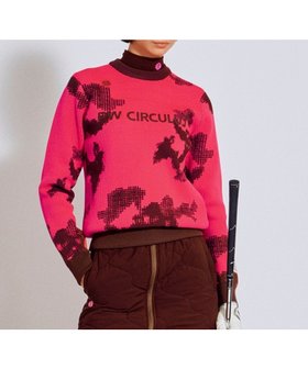 【ピーダブリュサーキュラス/PW CIRCULUS】の【WOMEN】Spark dot camouflage 軽量ニット ゴルフウェア レディース 人気、トレンドファッション・服の通販 founy(ファニー) ファッション Fashion レディースファッション Fashion for Women トップス・カットソー Cut & Sew Tops ニット Knit Tops & Sweaters 軽量 Lightweight, Ultra Light セーター Sweater, Knitwear トレンド Trend, Trending Now ミリタリー Military, Army Style ワッフル Waffle, Waffle Knit 冬 Winter / This Winter A/W・秋冬 Autumn/Winter おすすめ Recommended / Our Picks ゴルフ Golf 2025年 2025 2025-2026秋冬・A/W Autumn/Winter 2025–26 AW25–26 |ID:prp329100004763048