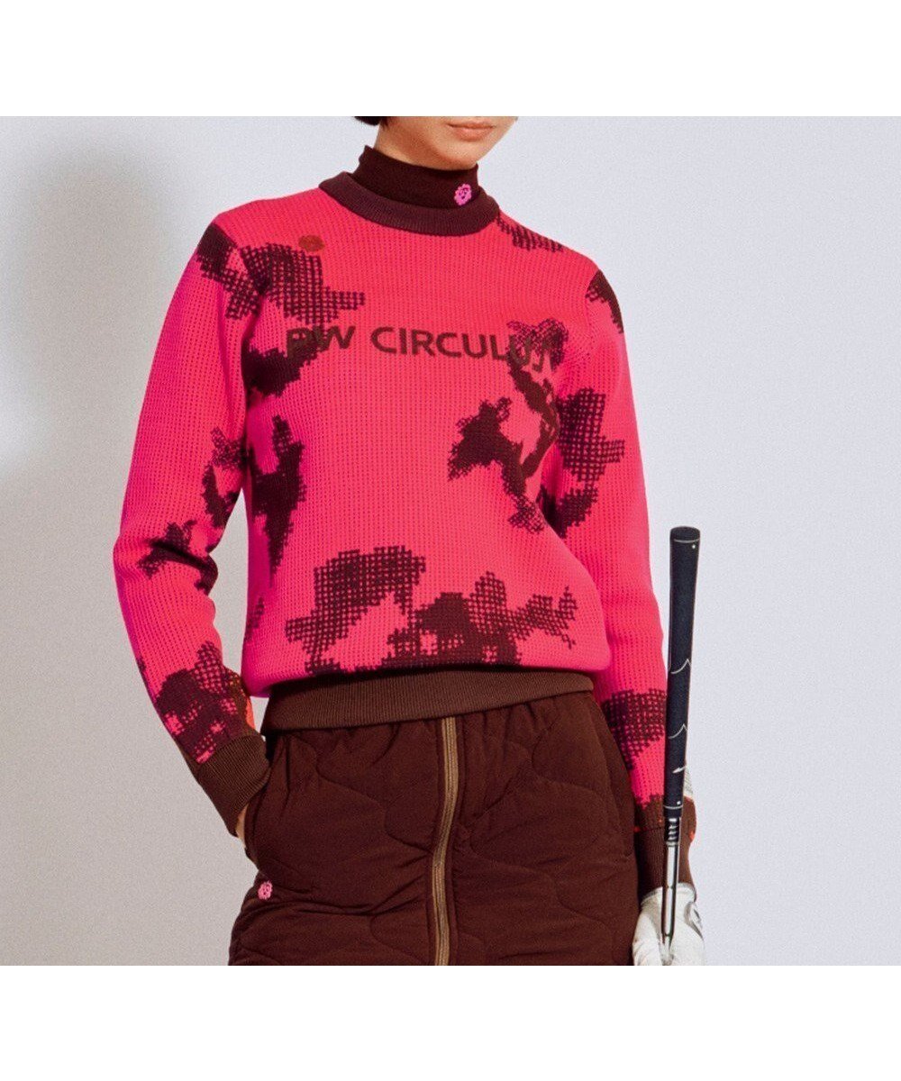 【ピーダブリュサーキュラス/PW CIRCULUS】の【WOMEN】Spark dot camouflage 軽量ニット ゴルフウェア レディース 人気、トレンドファッション・服の通販 founy(ファニー) ファッション Fashion レディースファッション Fashion for Women トップス・カットソー Cut & Sew Tops ニット Knit Tops & Sweaters 軽量 Lightweight, Ultra Light セーター Sweater, Knitwear トレンド Trend, Trending Now ミリタリー Military, Army Style ワッフル Waffle, Waffle Knit 冬 Winter / This Winter A/W・秋冬 Autumn/Winter おすすめ Recommended / Our Picks ゴルフ Golf 2025年 2025 2025-2026秋冬・A/W Autumn/Winter 2025–26 AW25–26 other-1|ID: prp329100004763048 ipo3291000000034496159