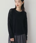 【アメリカンホリック/AMERICAN HOLIC】のレース編みニットプルオーバー Black|ID: prp329100004763059 ipo3291000000035521012