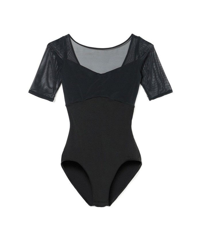 【チャコット/Chacott】の5分袖レオタード インテリア・キッズ・メンズ・レディースファッション・服の通販 founy(ファニー) https://founy.com/ ファッション Fashion レディースファッション Fashion for Women トップス・カットソー Cut & Sew Tops 新作・新入荷 New Arrivals / New In シンプル Simple, Minimal チュール Tulip, Tulip Motif 吸水 Absorbent, Quick-Dry |ID: prp329100004763063 ipo3291000000034474321