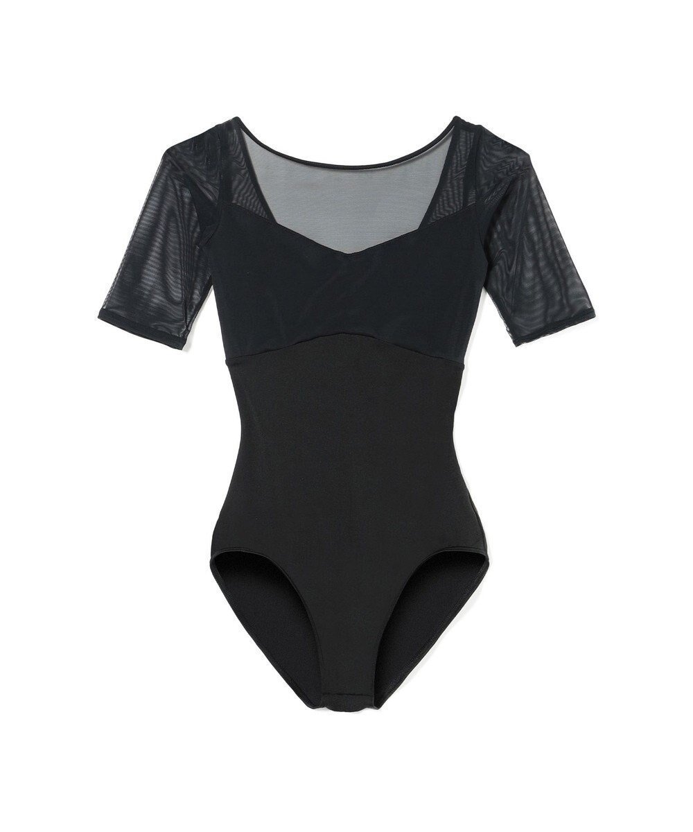 【チャコット/Chacott】の5分袖レオタード 人気、トレンドファッション・服の通販 founy(ファニー) 　ファッション　Fashion　レディースファッション　Fashion for Women　トップス・カットソー　Cut & Sew Tops　新作・新入荷　New Arrivals / New In　シンプル　Simple, Minimal　チュール　Tulip, Tulip Motif　吸水　Absorbent, Quick-Dry　 other-1|ID: prp329100004763063 ipo3291000000034474321