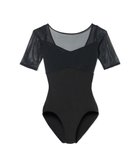 【チャコット/Chacott】の5分袖レオタード ブラック|ID: prp329100004763063 ipo3291000000034474322