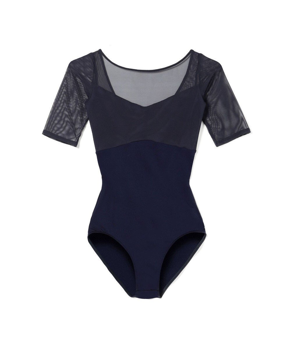 【チャコット/Chacott】の5分袖レオタード インテリア・キッズ・メンズ・レディースファッション・服の通販 founy(ファニー) 　ファッション　Fashion　レディースファッション　Fashion for Women　トップス・カットソー　Cut & Sew Tops　新作・新入荷　New Arrivals / New In　シンプル　Simple, Minimal　チュール　Tulip, Tulip Motif　吸水　Absorbent, Quick-Dry　ヴァイオレット|ID: prp329100004763063 ipo3291000000034474323