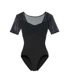 【チャコット/Chacott】の5分袖レオタード ブラック|ID: prp329100004763063 ipo3291000000035588240