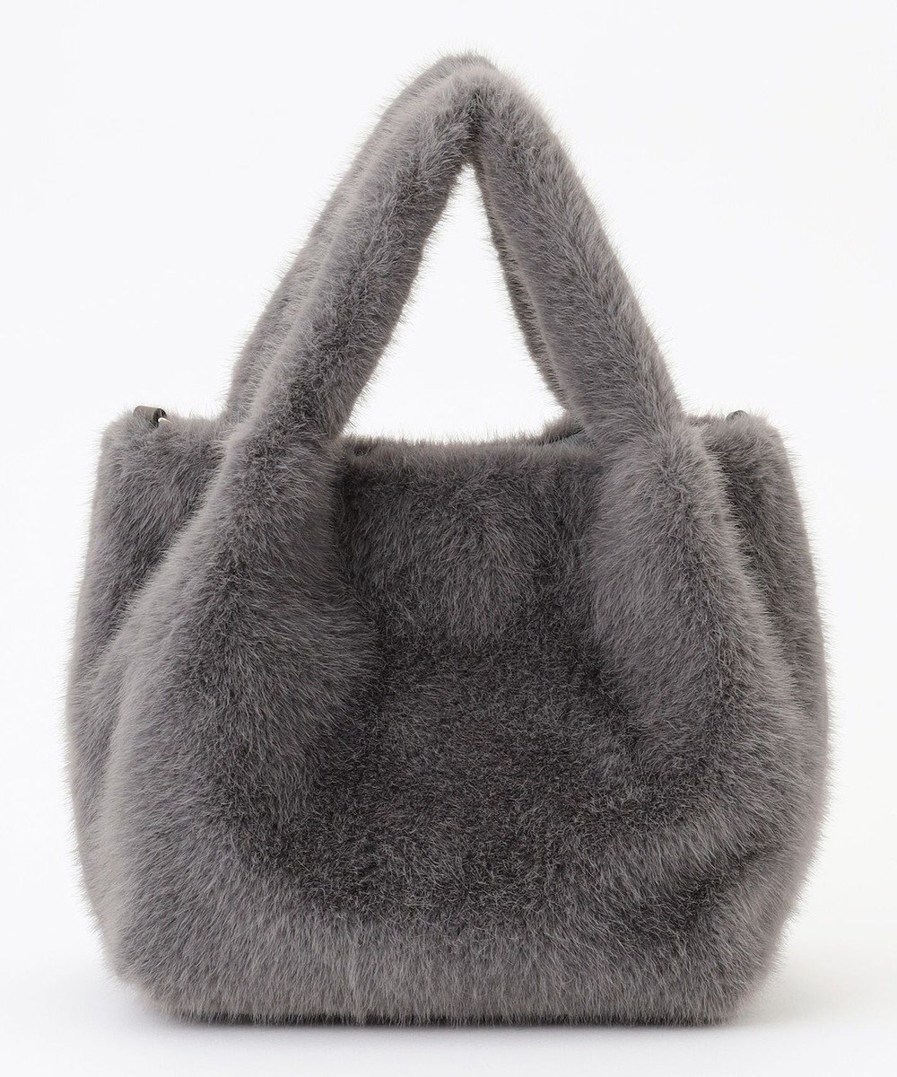 【エニー/ANY】のカラーファーバッグ インテリア・キッズ・メンズ・レディースファッション・服の通販 founy(ファニー) 　ファッション　Fashion　レディースファッション　Fashion for Women　バッグ　Bags　ショルダー　Shoulder, Shoulder Strap　マグネット　Magnet, Magnetic Closure　再入荷　Restock / Back in Stock　グレー|ID: prp329100004763068 ipo3291000000034536714