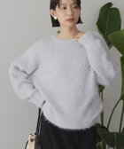 【アメリカンホリック/AMERICAN HOLIC】の【WEB限定】フェザーゆるニットプルオーバー Light Gray|ID: prp329100004763069 ipo3291000000034474342