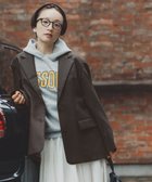 【ハッシュニュアンス/#Newans】の【高山都さんコラボ】オーバーサイズテーラードジャケット ブラウンチェック|ID: prp329100004763073 ipo3291000000034474360