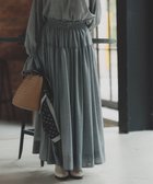 【ハッシュニュアンス/#Newans】の【LEE掲載アイテム】ダブルギャザーロングスカート グレー|ID: prp329100004763074 ipo3291000000036013307