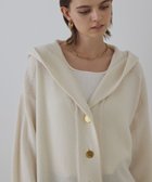 【グレース コンチネンタル/GRACE CONTINENTAL】のウールフードニットカーディガン 人気、トレンドファッション・服の通販 founy(ファニー) ファッション Fashion レディースファッション Fashion for Women トップス・カットソー Cut & Sew Tops ニット Knit Tops & Sweaters カーディガン・羽織り Layered Style Cardigans カーディガン Cardigan, Knitwear ストール Stole, Wrap プレート Plate, Dish ミドル Middle Length, Mid Height メタル Metal, Metal Parts エレガント 上品 Elegant A/W・秋冬 Autumn/Winter thumbnail キナリ|ID: prp329100004763077 ipo3291000000035650005