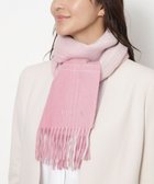 【ムーンバット/MOONBAT】のFURLA(フルラ)ウール100% オンブレー チェックマフラー ピンク|ID: prp329100004763079 ipo3291000000035583986