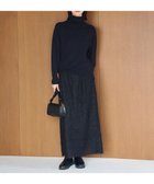 【アンフィーロ 自由区/UNFILO】のエアリーヤーン Iラインスカート ネイビー|ID: prp329100004763080 ipo3291000000035695978