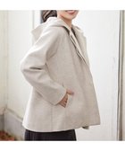 【ティアクラッセ/Tiaclasse】のフーデットショートコート アイボリー|ID: prp329100004763087 ipo3291000000035634794