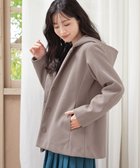 【ティアクラッセ/Tiaclasse】のフーデットショートコート モカ|ID: prp329100004763087 ipo3291000000035634795