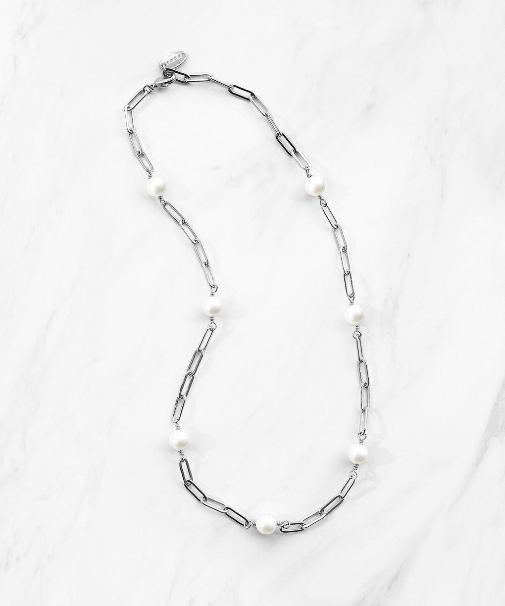 【トッカ/TOCCA】のSPRINKLE PEARL NECKLACE 淡水パールネックレス インテリア・キッズ・メンズ・レディースファッション・服の通販 founy(ファニー) 　ファッション　Fashion　レディースファッション　Fashion for Women　ジュエリー　Jewelry　ネックレス　Necklaces & Pendants　アクセサリー　Fashion Accessories　シンプル　Simple, Minimal　スタイリッシュ　Stylish, Fashionable　チェーン　Chain, Chain Strap　テクスチャー　Texture, Textured Fabric　デニム　Denim, Jeans Material　ネックレス　Necklace, Pendant Necklace　バロック　Baroque, Baroque Design　パール　Pearl, Pearl Accent　フォルム　Silhouette, Form　モダン　Modern, Contemporary　リュクス　Luxury, Elegant, High-End, Chic　ワイヤー　Wire, Wired Bra　S/S・春夏　SS, Spring/Summer, Warm Season　夏　Summer　エレガント 上品　Elegant　2026年　2026　シルバー系|ID: prp329100004763094 ipo3291000000034640329
