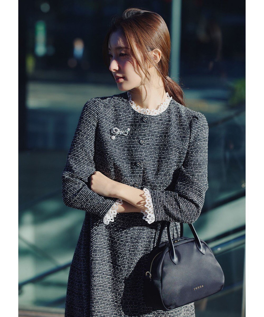 【トッカ/TOCCA】の【八木アリサさん着用】BALLOON TOUCH POCHETTE バッグ 人気、トレンドファッション・服の通販 founy(ファニー) 　ファッションモデル・俳優・女優　Models　女性　Women　八木アリサ　Yagi Arisa　ファッション　Fashion　レディースファッション　Fashion for Women　バッグ　Bags　2026年　2026　おすすめ　Recommended / Our Picks　ジップ　Zip, Zipper　デニム　Denim, Jeans Material　フェミニン　Feminine, Girly　フォルム　Silhouette, Form　ボストンバッグ　Boston Bag, Retro Bag　ポケット　Pocket, Pocket Detail　モダン　Modern, Contemporary　エレガント 上品　Elegant　夏　Summer　S/S・春夏　SS, Spring/Summer, Warm Season　財布　Wallet, Purse　ビジネス 仕事 通勤　Business / Work / Commuting　 other-1|ID: prp329100004763098 ipo3291000000035271231