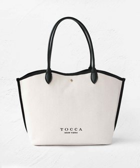 【トッカ/TOCCA】のET JOUR CANVASTOTE キャンバストートバッグ 人気、トレンドファッション・服の通販 founy(ファニー) ファッション Fashion レディースファッション Fashion for Women バッグ Bags 軽量 Lightweight, Ultra Light ジップ Zip, Zipper 財布 Wallet, Purse フェミニン Feminine, Girly ポケット Pocket, Pocket Detail モダン Modern, Contemporary リュクス Luxury, Elegant, High-End, Chic S/S・春夏 SS, Spring/Summer, Warm Season 夏 Summer エレガント 上品 Elegant ビジネス 仕事 通勤 Business / Work / Commuting 2026年 2026 |ID:prp329100004763100