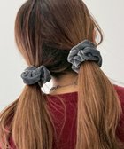 【ウィゴー/WEGO】のL2Pベロアシュシュ ダークグレー|ID: prp329100004763104 ipo3291000000034474609