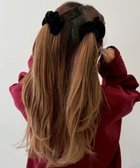 【ウィゴー/WEGO】のL2Pベロアシュシュ ブラック|ID: prp329100004763104 ipo3291000000034474611