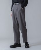 【ウィゴー/WEGO / MEN】のTRベルト付きスラックス ダークグレー|ID: prp329100004763686 ipo3291000000034484414
