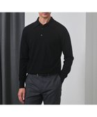 【五大陸/gotairiku / MEN】のオリジナル設計【洗える/チクチクしにくい/ピリングしにくい】イタリア糸 ハイゲージ ニットポロ_WOOL100% ブラック系|ID: prp329100004763690 ipo3291000000034484435