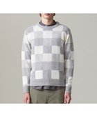 【ジェイ プレス/J.PRESS / MEN】の【Cash Lamb s Wool】クレイジーパターンニット / クルー ライトグレー系7|ID: prp329100004763698 ipo3291000000034484487