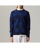 【ジェイ プレス/J.PRESS / MEN】の【Cash Lamb s Wool】クレイジーパターンニット / クルー ネイビー系7|ID: prp329100004763698 ipo3291000000034484488