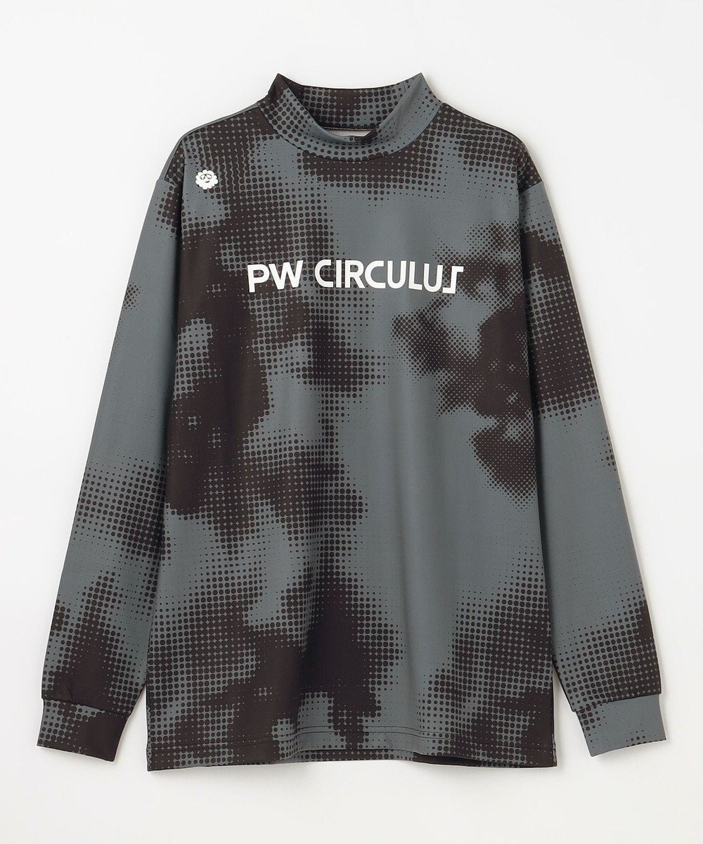 【ピーダブリュサーキュラス/PW CIRCULUS / MEN】の【MEN】Dot camouflage ロングスリーブモックネックT ゴルフ インテリア・キッズ・メンズ・レディースファッション・服の通販 founy(ファニー) ファッション Fashion メンズファッション Fashion for Men トップス・カットソー Cut & Sew Tops メンズシャツ Shirts インナー Innerwear カットソー Cut and Sewn Top クール Cool, Chic グラフィック Graphic, Graphic Design シンプル Simple, Minimal ストレッチ Stretch, Stretchy Fabric スポーティ Sporty, Casual Athletic ドット Polka Dot, Dot Pattern バランス Balance, Style Balance フロント Front, Front Design プリント Print, Printed Pattern モックネック Mock Neck, Short Turtleneck モノトーン Monotone, Black and White 冬 Winter / This Winter A/W・秋冬 Autumn/Winter 新作・新入荷 New Arrivals / New In ゴルフ Golf 2025年 2025 2025-2026秋冬・A/W Autumn/Winter 2025–26 AW25–26 ブラック系5|ID: prp329100004763702 ipo3291000000034484515