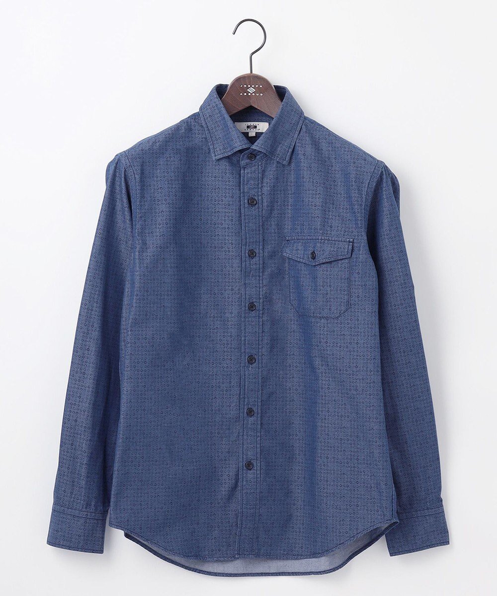 【ジョセフ アブード/JOSEPH ABBOUD / MEN】の【サスティナブル素材】テンセルプリント シャツ インテリア・キッズ・メンズ・レディースファッション・服の通販 founy(ファニー) 　ファッション　Fashion　メンズファッション　Fashion for Men　トップス・カットソー　Cut & Sew Tops　メンズシャツ　Shirts　ジャケット　Jacket, Outerwear　プリント　Print, Printed Pattern　羽織　Haori, Light Jacket　A/W・秋冬　Autumn/Winter　ネイビー系5|ID: prp329100004763703 ipo3291000000034484518