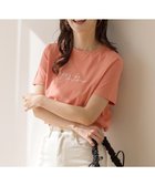 【エニィ スィス/any SiS】の【洗える】ベーシックロゴ刺繍 Tシャツ オレンジ|ID: prp329100004763707 ipo3291000000034484540