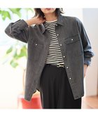 【エニー/ANY】の【洗濯機可】パールボタンデニムシャツ グレー|ID: prp329100004763712 ipo3291000000034484561