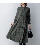 【組曲/KUMIKYOKU】のシアーツイルチェック ワンピース グリーン系9|ID: prp329100004763717 ipo3291000000034484583