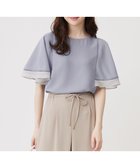 【エニィ スィス/any SiS】の【洗える】フレアスリーブ ブラウス ライトブルー|ID: prp329100004763720 ipo3291000000034484639