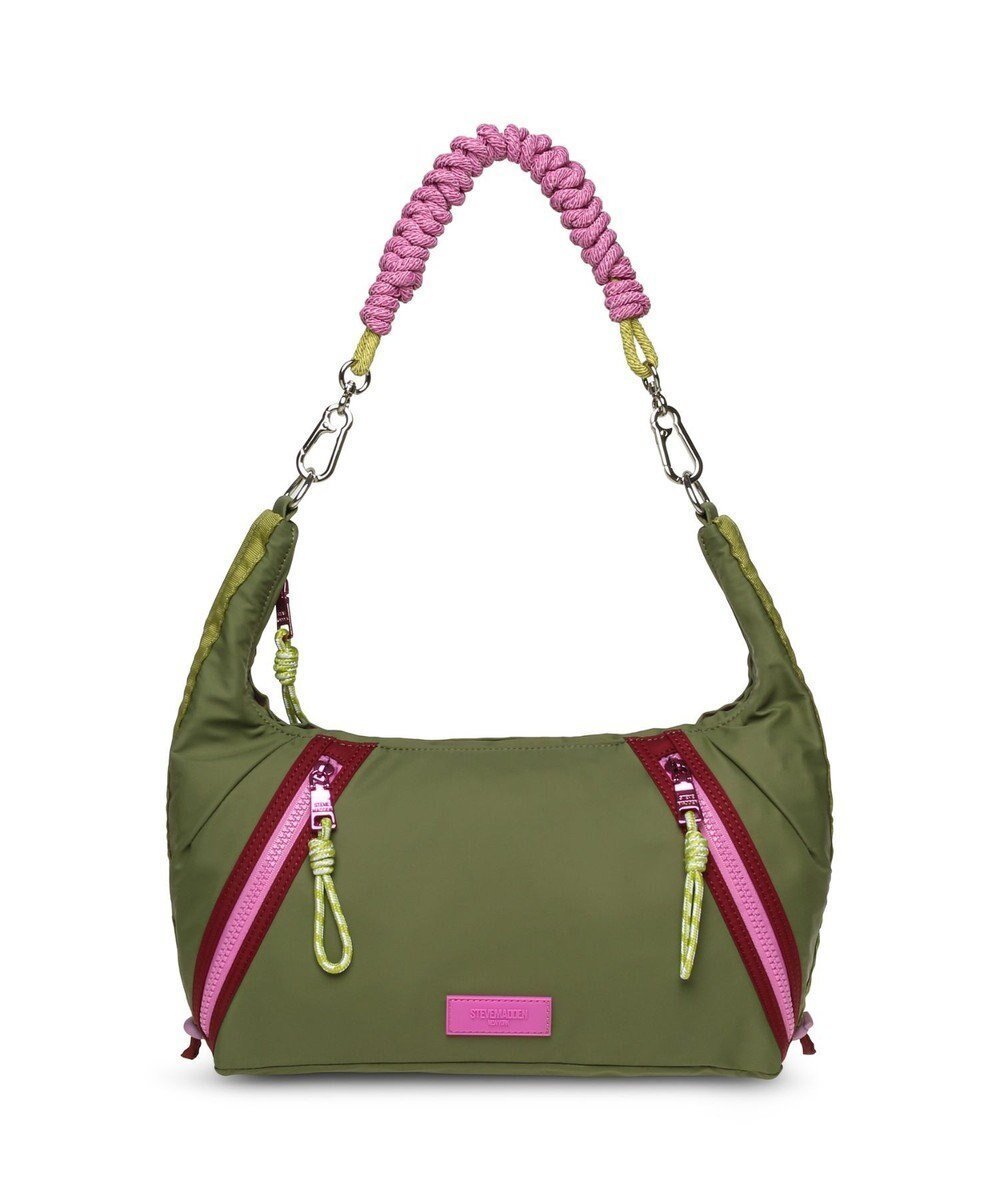 【スティーブマデン/STEVE MADDEN】のBSYNTH ナイロンクロスボディバッグ インテリア・キッズ・メンズ・レディースファッション・服の通販 founy(ファニー) 　ファッション　Fashion　レディースファッション　Fashion for Women　バッグ　Bags　ポーチ&ミニバッグ　Pouches & Mini Bags　新作・新入荷　New Arrivals / New In　シューズ　Shoes, Footwear　ショルダー　Shoulder, Shoulder Strap　スポーティ　Sporty, Casual Athletic　ポーチ　Pouch, Small Case　厚底　Platform Shoes　軽量　Lightweight, Ultra Light　オリーブ|ID: prp329100004763725 ipo3291000000034484683