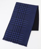 【アイシービー/iCB】のコンビチェックブックストール ブルー×ブラックチェック柄|ID: prp329100004763730 ipo3291000000034484698