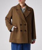 【ポール スミス/Paul Smith】のウールカルゼ ショート ピーコート ブラウン|ID: prp329100004763732 ipo3291000000034484704