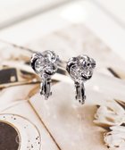 【ティアクラッセ/Tiaclasse】の【安田美沙子さん着用・金属アレルギー対応】スウィングストーンピアス/イヤリング イヤリング:シルバー|ID: prp329100004763740 ipo3291000000034484743