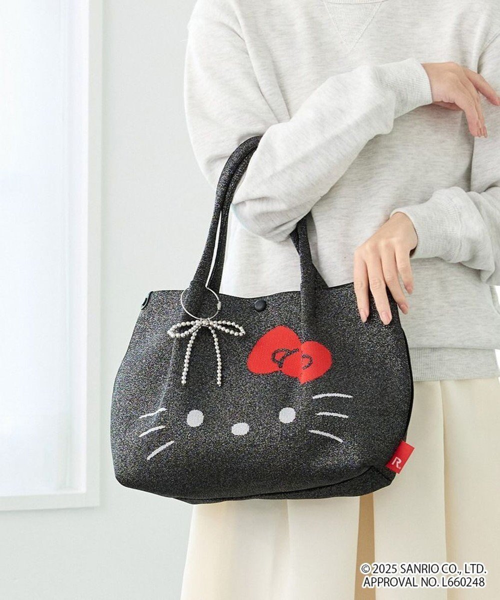 【ルートート/ROOTOTE】の8462【ルートート】サンリオ. IP.デリ.ルフル.ハローキティ-B インテリア・キッズ・メンズ・レディースファッション・服の通販 founy(ファニー) 　ファッション　Fashion　レディースファッション　Fashion for Women　バッグ　Bags　洗える　Machine Washable　カメラ　Camera Accessories　財布　Wallet, Purse　チャーム　Charm, Pendant　パターン　Pattern, Design Print　プリント　Print, Printed Pattern　ポケット　Pocket, Pocket Detail　ポーチ　Pouch, Small Case　ランダム　Random, Irregular　リボン　Ribbon, Bow　ホリデーシーズン　Holiday Season　新作・新入荷　New Arrivals / New In　01:ブラック|ID: prp329100004763746 ipo3291000000034484774