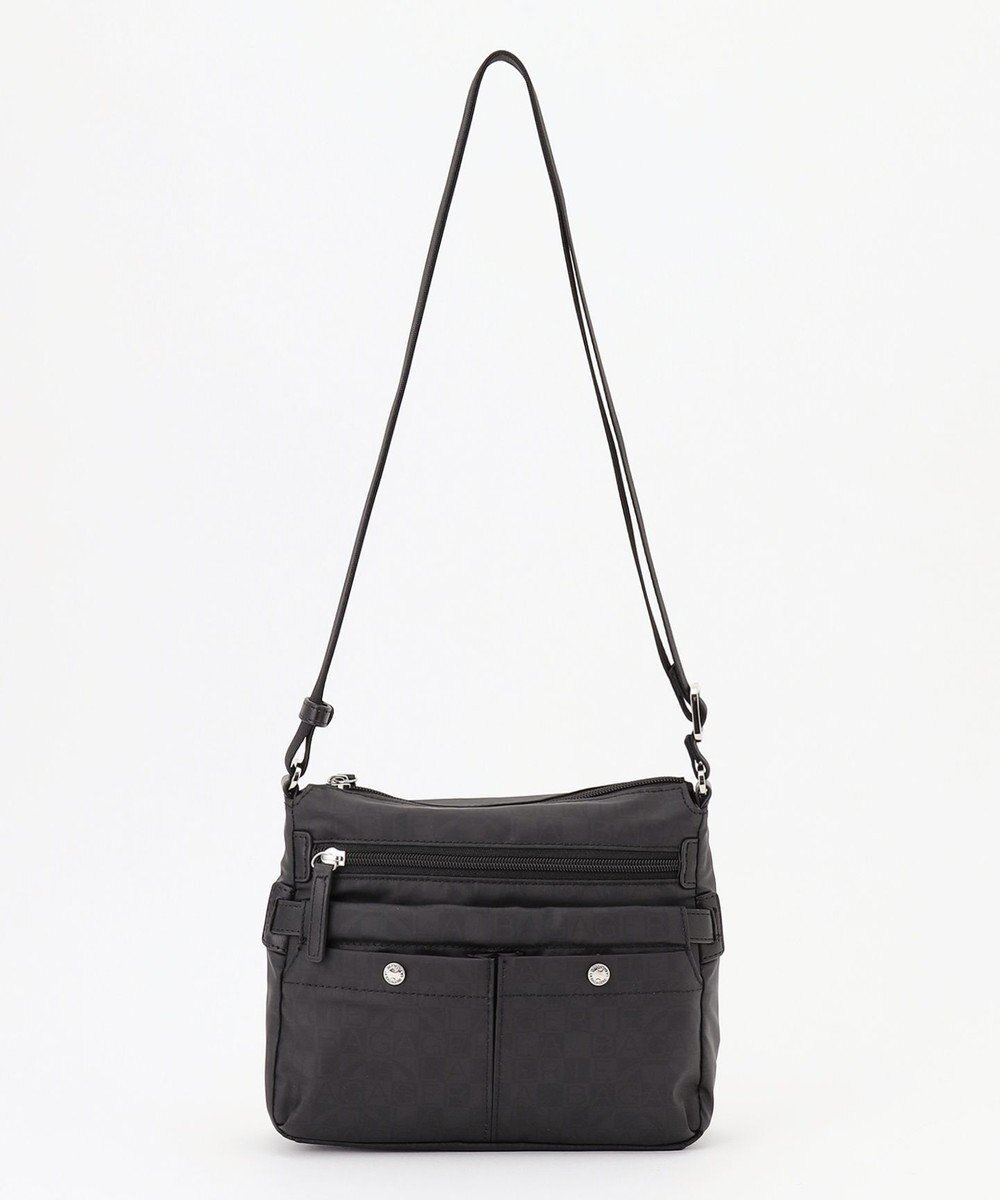 【ラ バガジェリー/LA BAGAGERIE】のモノグラム スクエアナイロンショルダー SSサイズ インテリア・キッズ・メンズ・レディースファッション・服の通販 founy(ファニー) ファッション Fashion レディースファッション Fashion for Women コンパクト Compact, Small Size コーティング Coating, Coated Finish シンプル Simple, Minimal スマート Smart, Elegant プリント Print, Printed Pattern ポケット Pocket, Pocket Detail マグネット Magnet, Magnetic Closure 定番 Standard, Basic Item 旅行 Travel 軽量 Lightweight, Ultra Light ブラック|ID: prp329100004763762 ipo3291000000034484853