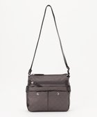 【ラ バガジェリー/LA BAGAGERIE】のモノグラム スクエアナイロンショルダー SSサイズ ガンメタリック|ID: prp329100004763762 ipo3291000000034484862