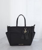 【メゾンドフルール/Maison de FLEUR】の撥水加工リボンチャームマルチポケットトートS Black|ID: prp329100004763767 ipo3291000000035736553