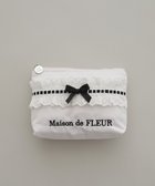 【メゾンドフルール/Maison de FLEUR】のコットンフリルポーチ Pink|ID: prp329100004763770 ipo3291000000034484892