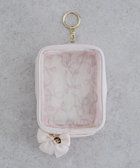 【メゾンドフルール/Maison de FLEUR】のリボンプリントクリアポーチ Pink|ID: prp329100004763779 ipo3291000000034484926