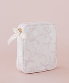 【メゾンドフルール/Maison de FLEUR】のリボンプリントマルチケース Pink|ID: prp329100004763780 ipo3291000000034484943