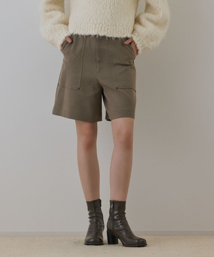 【グレース コンチネンタル/GRACE CONTINENTAL】のツイーディーハーフパンツ インテリア・キッズ・メンズ・レディースファッション・服の通販 founy(ファニー) https://founy.com/ ファッション Fashion レディースファッション Fashion for Women パンツ Pants & Trousers ショートパンツ・ハーフパンツ High-Waisted & Relaxed Shorts シンプル Simple, Minimal ハーフ Half, Half-Length バランス Balance, Style Balance パッチ Patch, Appliqué ポケット Pocket, Pocket Detail ミリタリー Military, Army Style 冬 Winter / This Winter 春 Spring 秋 Autumn A/W・秋冬 Autumn/Winter |ID: prp329100004763784 ipo3291000000035520665