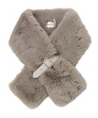 【ムーンバット/MOONBAT】のFURLA(フルラ)ベルト差し込みファーティペット アーチロゴ フェイクファー ベージュ|ID: prp329100004763794 ipo3291000000035631101