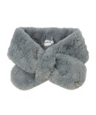 【ムーンバット/MOONBAT】のFURLA(フルラ)プチリボンマフラー アーチロゴ フェイクファー ダークグレー|ID: prp329100004763795 ipo3291000000034485011