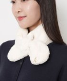 【ムーンバット/MOONBAT】のFURLA(フルラ)プチリボンマフラー アーチロゴ フェイクファー オフホワイト|ID: prp329100004763795 ipo3291000000034485014